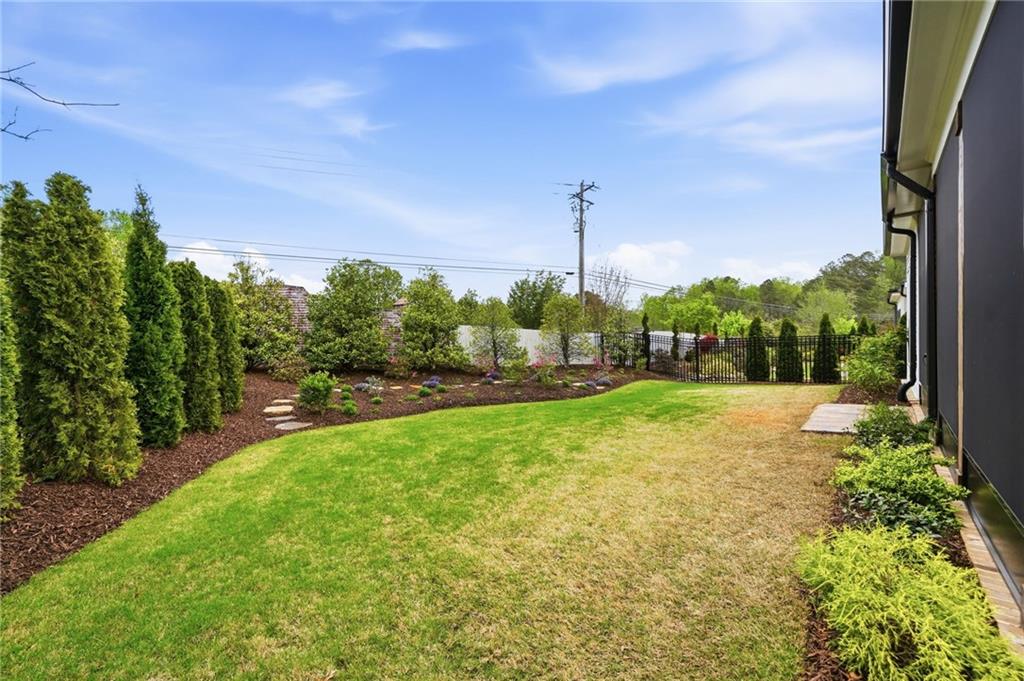 250 Idylwilde Way Canton, GA 30115 - Photo 46 of 59 a view of a garden with a fountain
