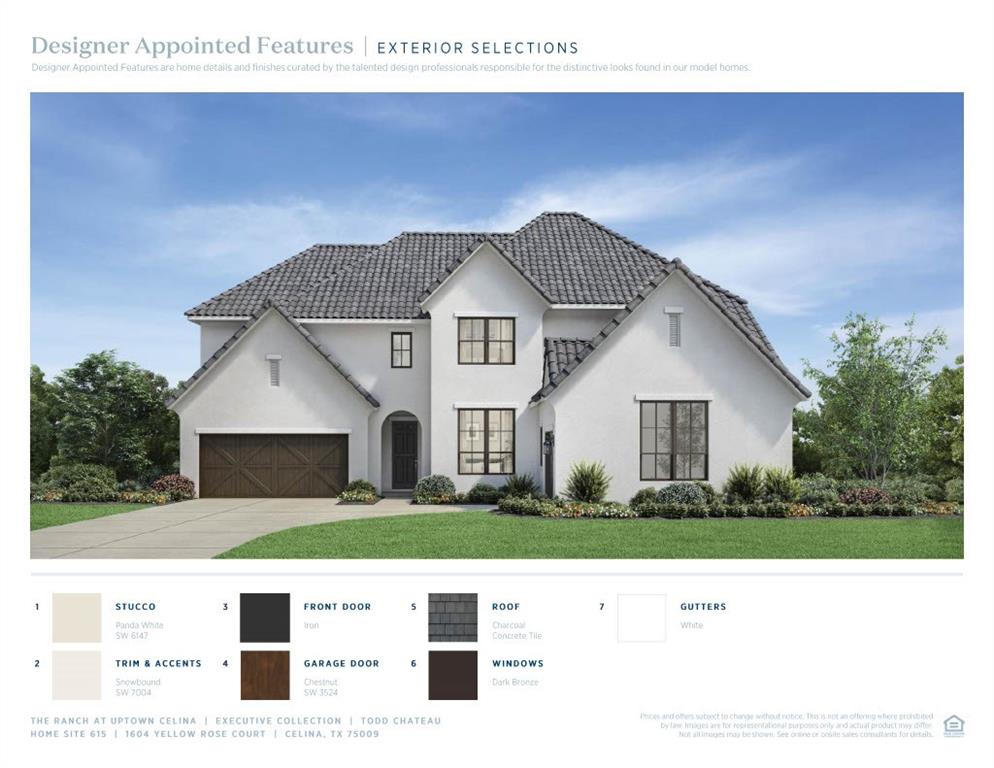 1604 Yellow Rose Road Celina, TX 75009 - Photo 2 of 13 a black and white photo of a house