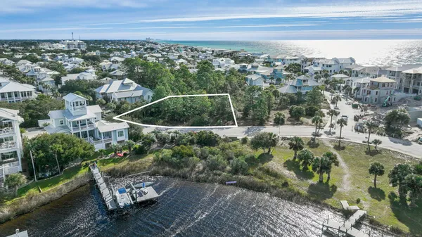 an aerial view of house with outdoor space