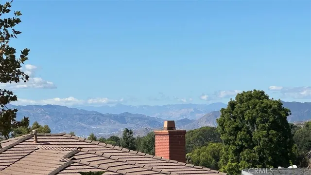 a view of a lake and mountain