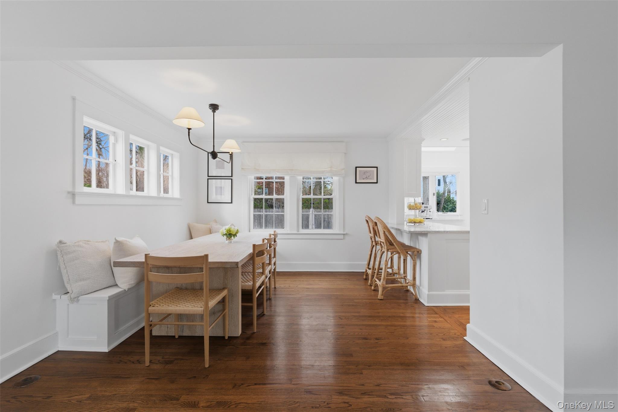 32 Kingsbury Road New Rochelle, NY 10804 - Photo 6 of 31 a dining room with furniture and wooden floor