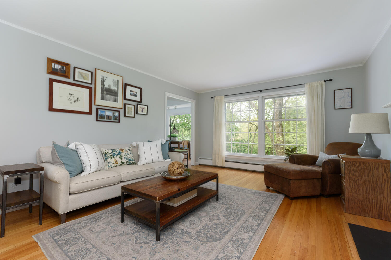 27 Hollow Tree Ridge Road Darien, CT 06820 - Photo 6 of 27 a living room with furniture and a large window