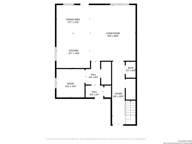 a picture of a bench in room