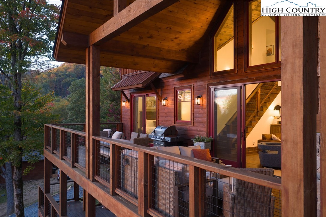 26 Frostfire Trail Banner Elk, NC 28604 - Photo 43 of 46 a view of balcony with furniture