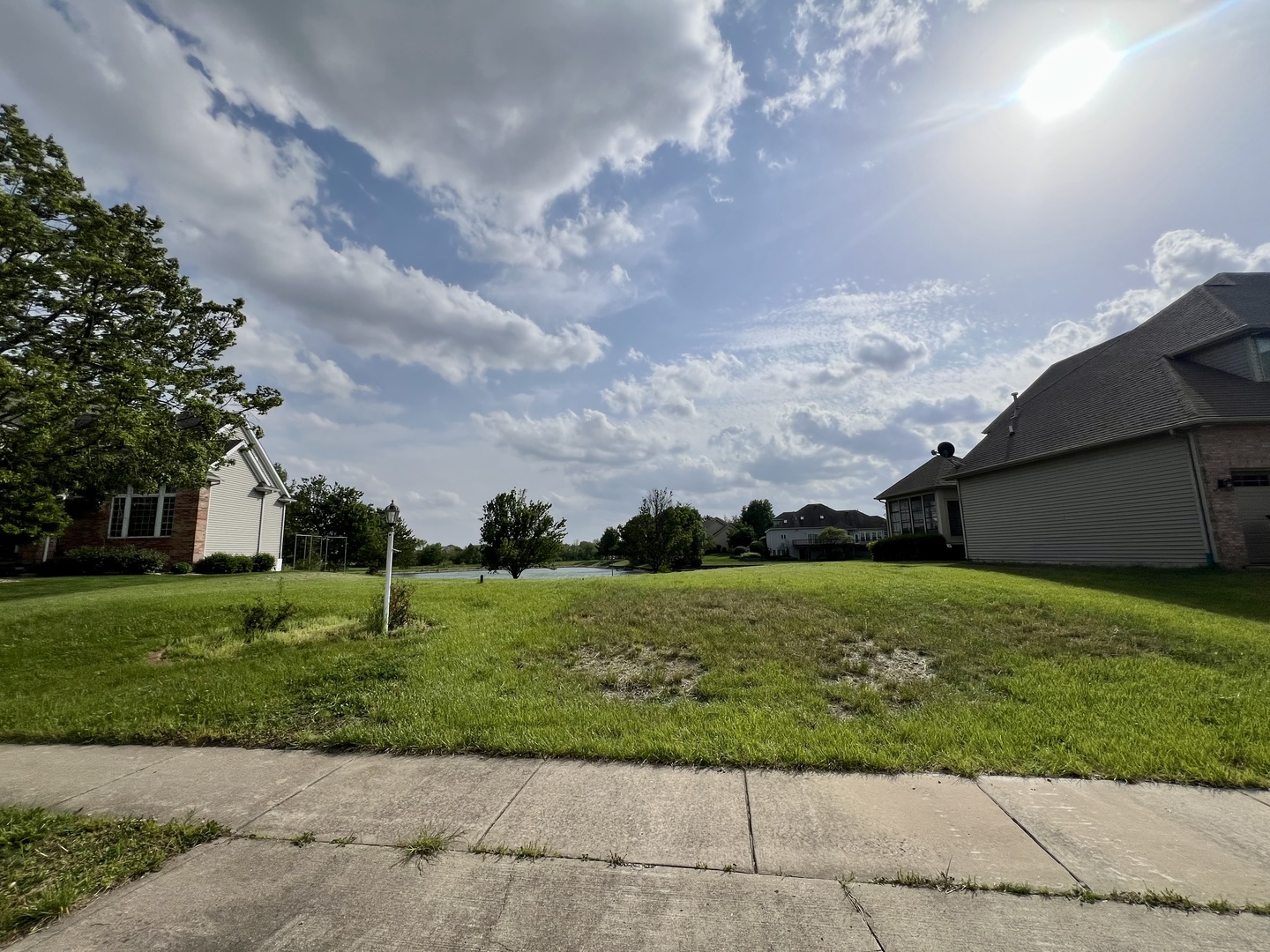 4309 Stonebridge Court Champaign, IL 61822 - Photo 4 of 8 a view of a big yard with an tree