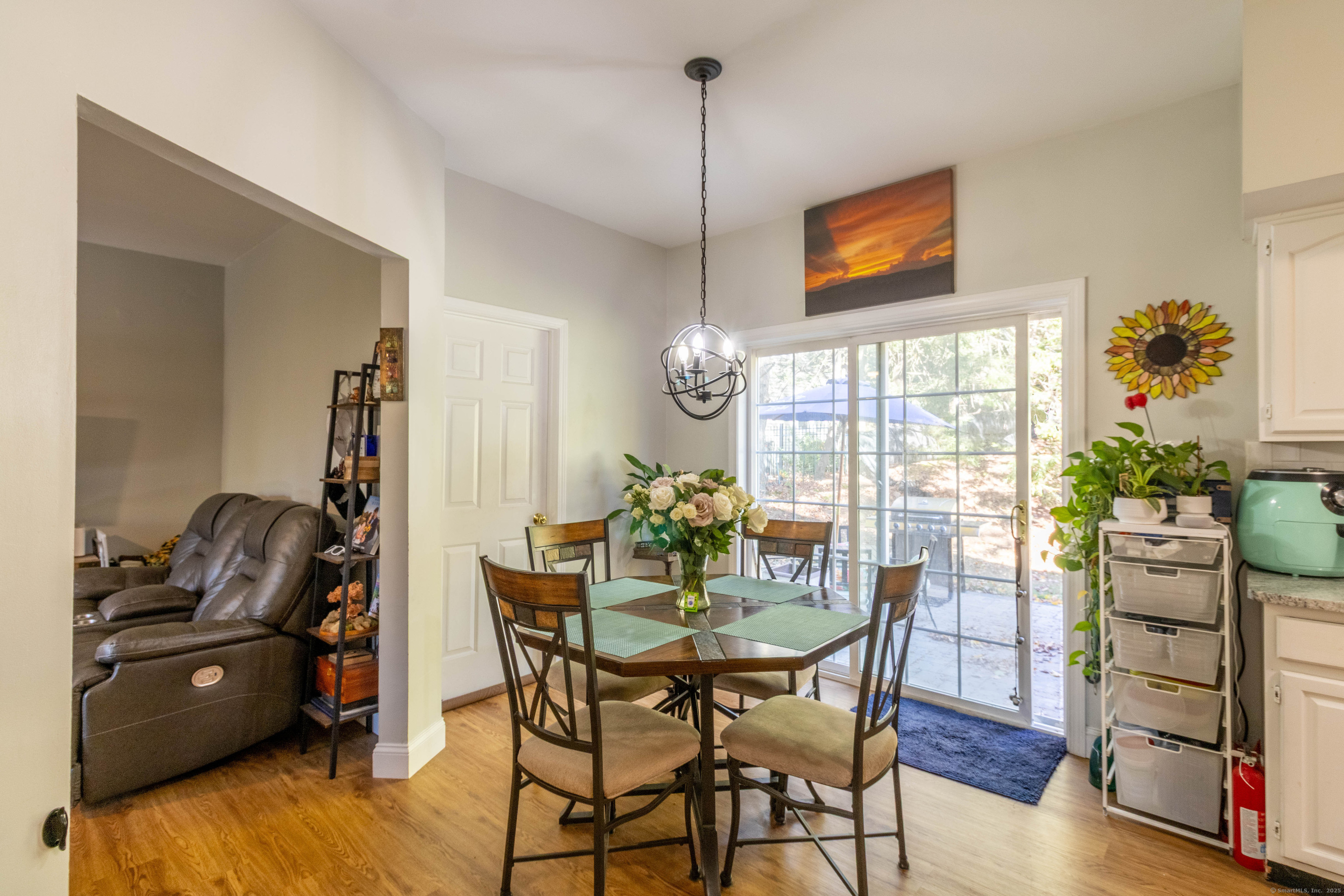 26 Firetown Road Simsbury, CT 06070 - Photo 25 of 40 a view of a dining room with furniture window and outside view