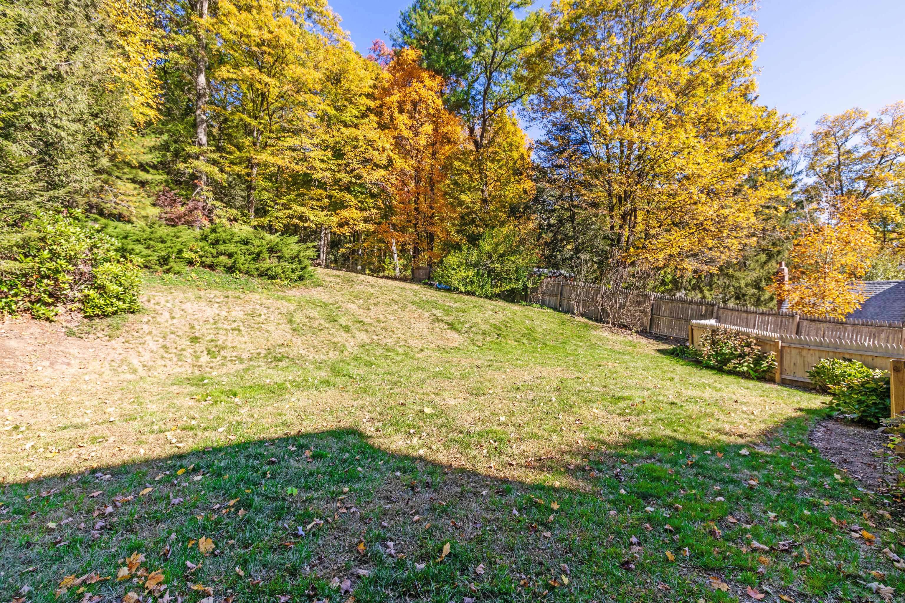 26 Firetown Road Simsbury, CT 06070 - Photo 35 of 40 a view of a yard with an outdoor space