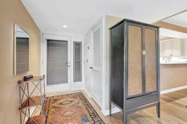 a view of an entryway
