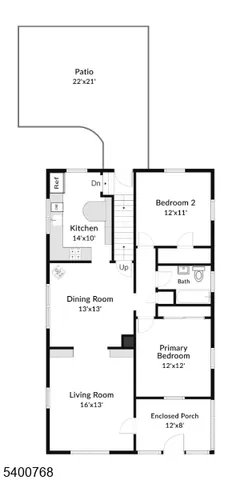 a picture of a room with a white wall