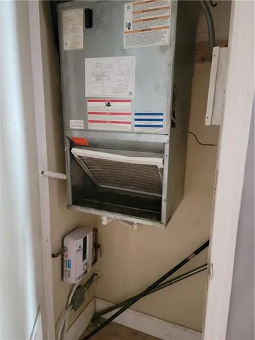 a close view of washer and dryer