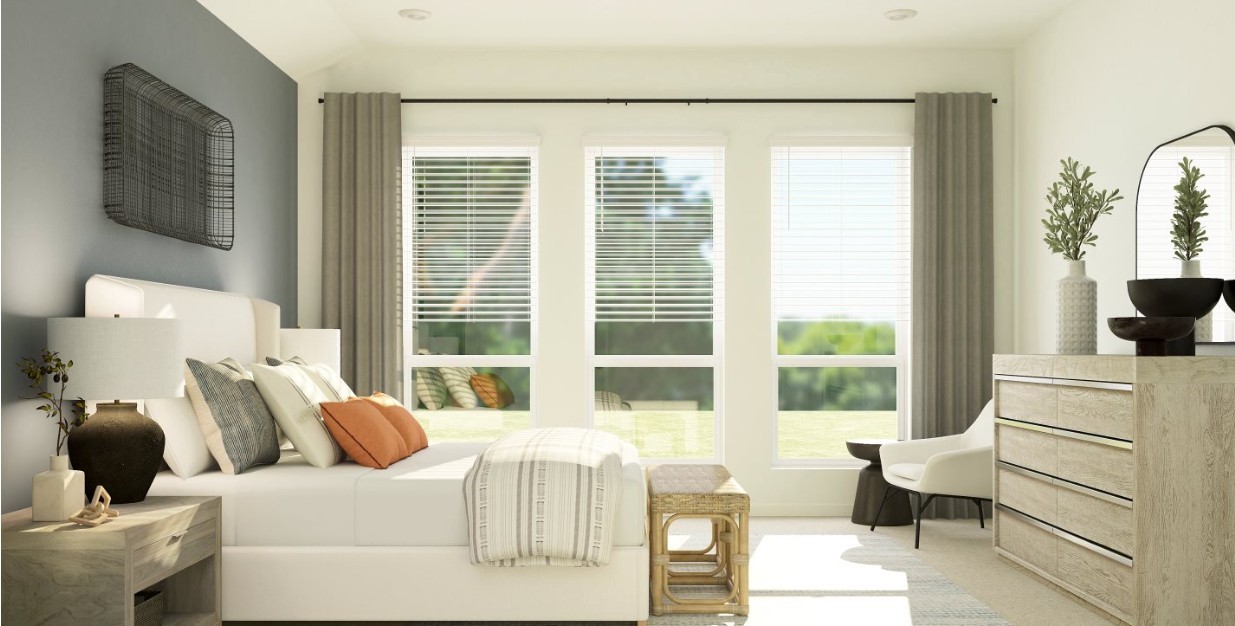 8223 Holly Blue Drive Rosharon, TX 77583 - Photo 46 of 48 a living room with furniture and large windows