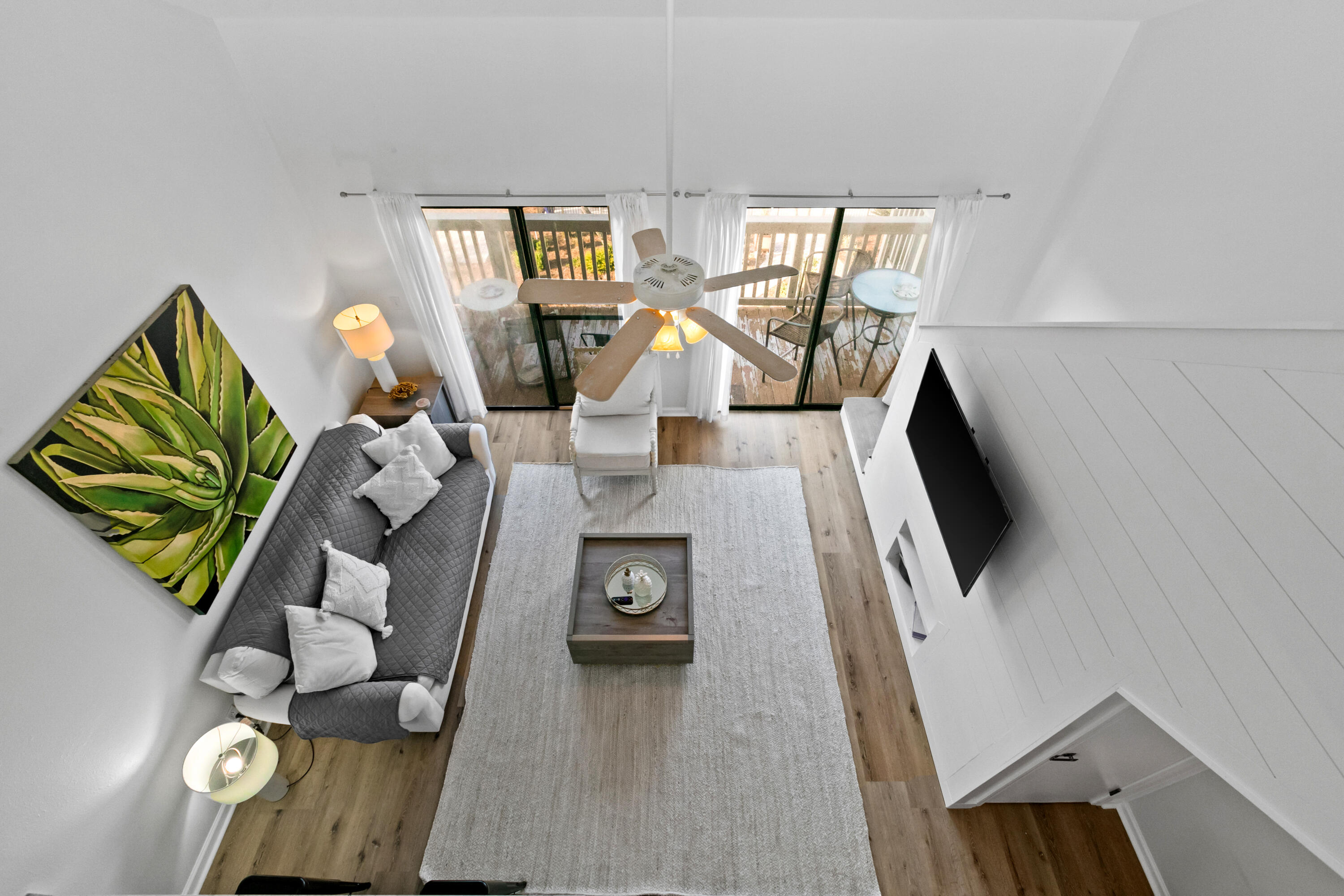 145 Beachfront Trail, Unit 302A Santa Rosa Beach, FL 32459 - Photo 15 of 21 a living room with furniture and a flat screen tv