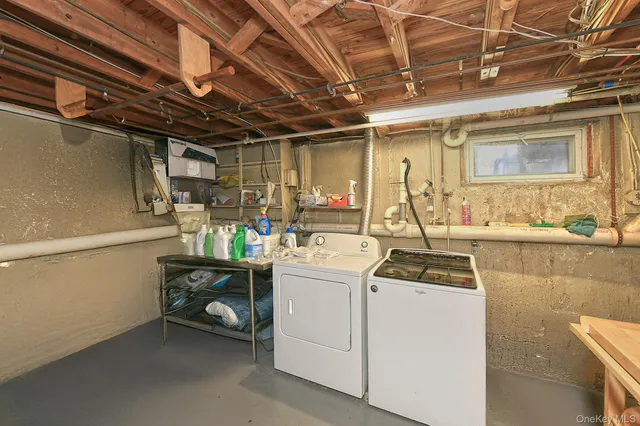 a room with storage and utility