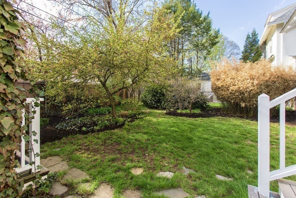 76 Prince Street Boston, MA 02130 - Photo 23 of 23 a view of a yard with plants and large trees