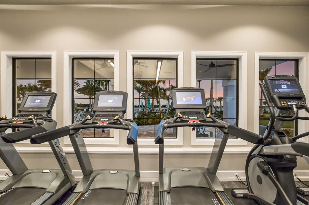 712 Sigsbee Loop Sarasota, FL 34240 - Photo 40 of 59 a room with lots of chairs and mirrors