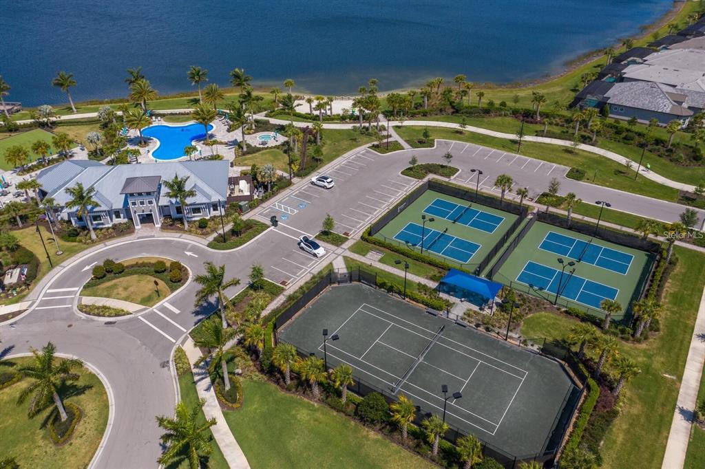 712 Sigsbee Loop Sarasota, FL 34240 - Photo 51 of 59 an aerial view of a house with a swimming pool
