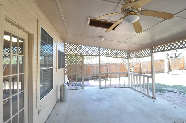 a view of a staircase