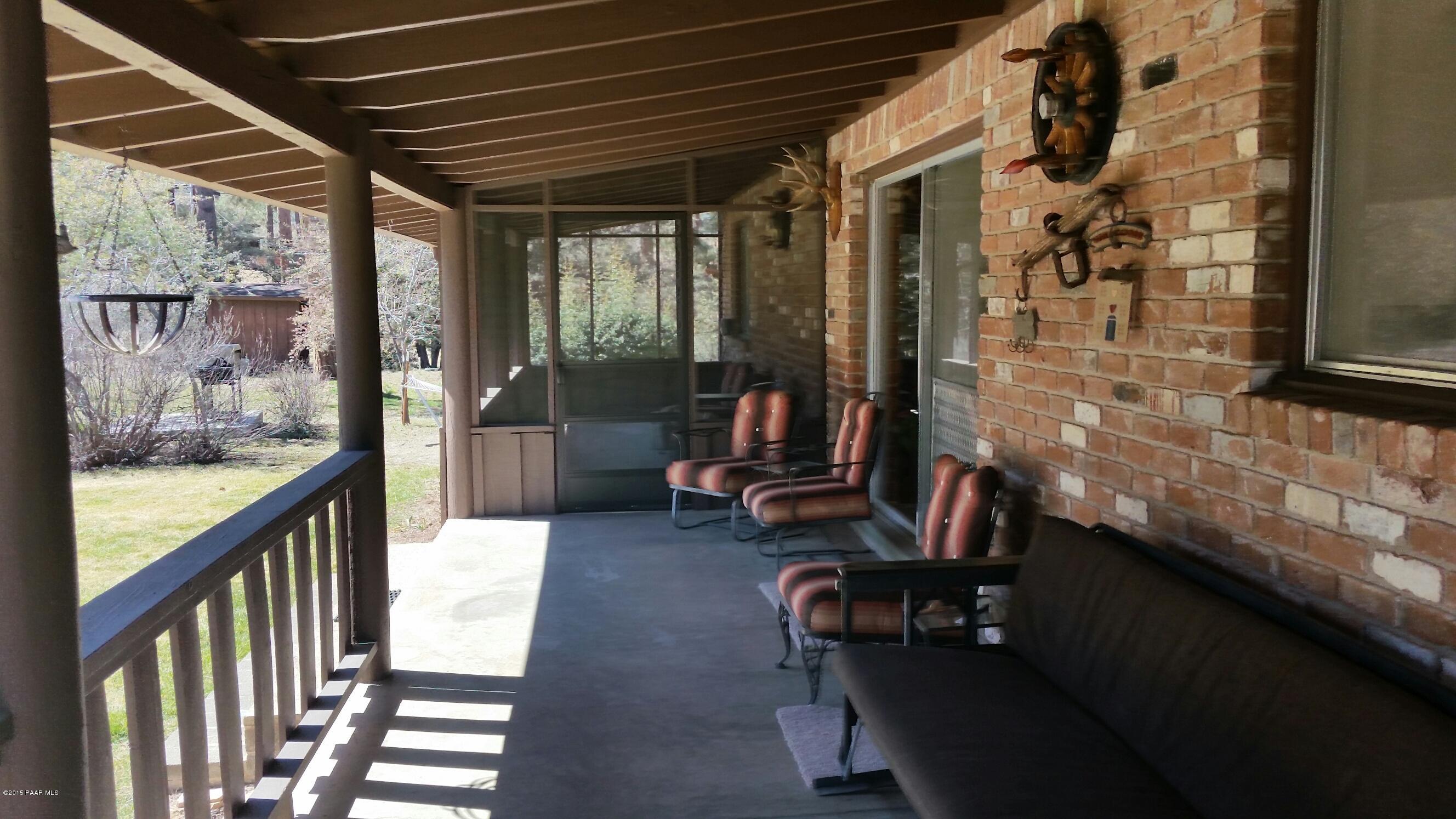 2527 Shadow Valley Ranch Road Prescott, AZ 86305 - Photo 14 of 28 Back porch