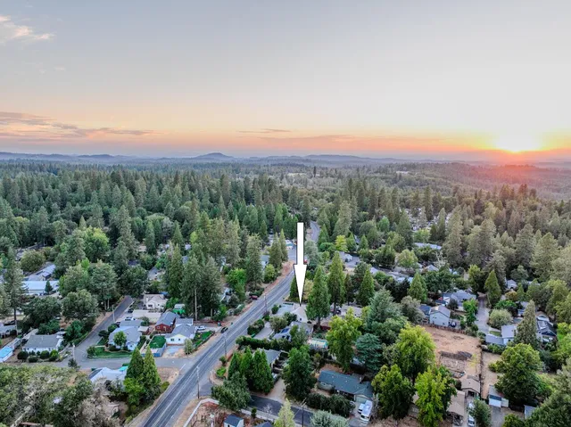 an aerial view of a city with lots of residential buildings