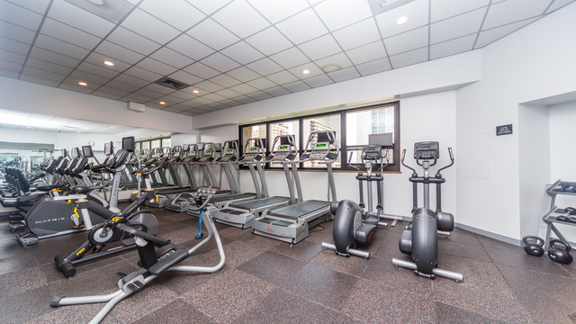 1030 North State Street, Unit 33GH Chicago, IL 60610 - Photo 21 of 26 a view of a room with gym equipment