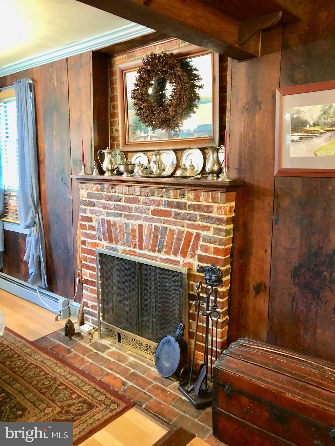 6442 Quantico Road Quantico, MD 21856 - Photo 79 of 146 Working Brick Fireplace