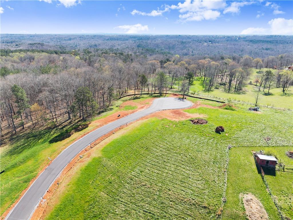 47 White Oak Trail Cleveland, GA 30528 - Photo 20 of 40 an aerial view of a house with a swimming pool