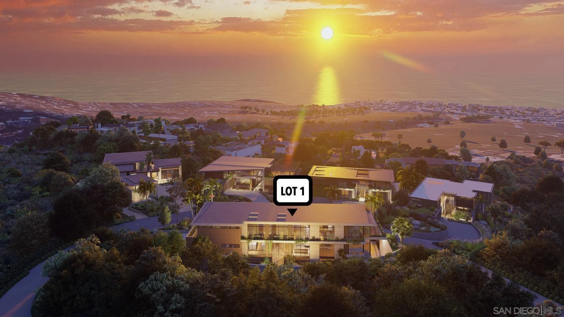 7151 Romero Loop La Jolla, CA 92037 - Photo 3 of 17 a view of a city with mountains in the background
