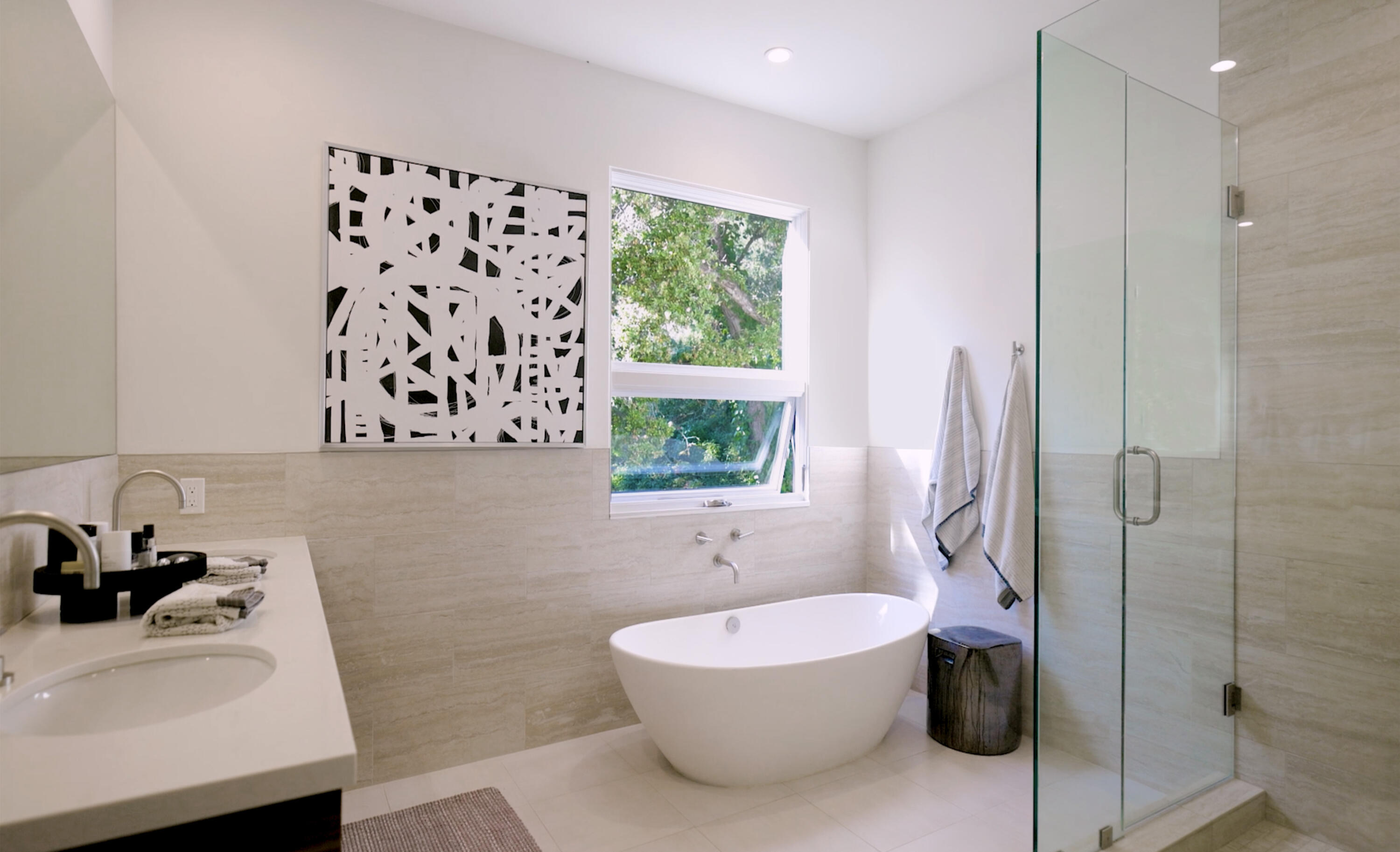 975 Mariposa Lane Montecito, CA 93108 - Photo 10 of 19 a bathroom with a sink toilet and shower