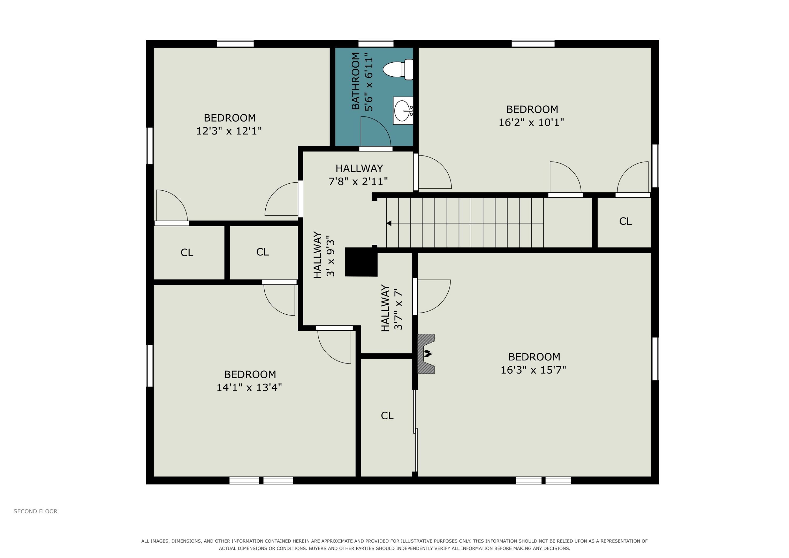 3015 Dennison Road Dundee, MI 48131 - Photo 41 of 43 3015_dennison_road_-_second_floor_-_with