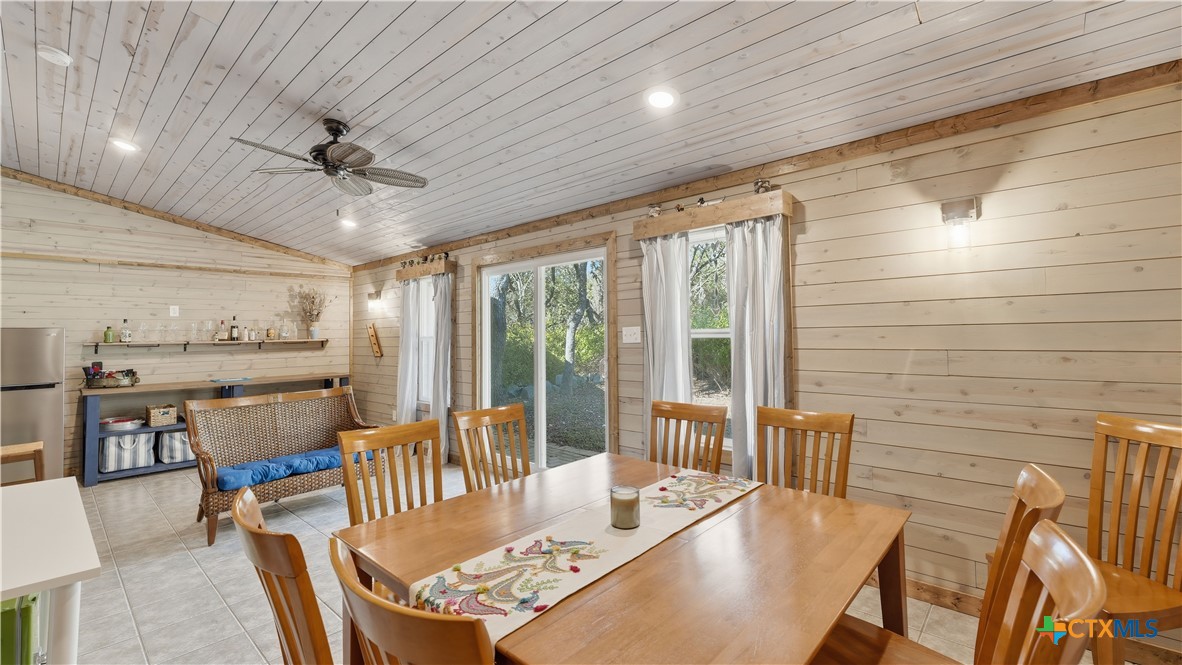 3781 Ridgeway Drive San Antonio, TX 78259 - Photo 24 of 44 a view of a dining room with furniture window and outside view