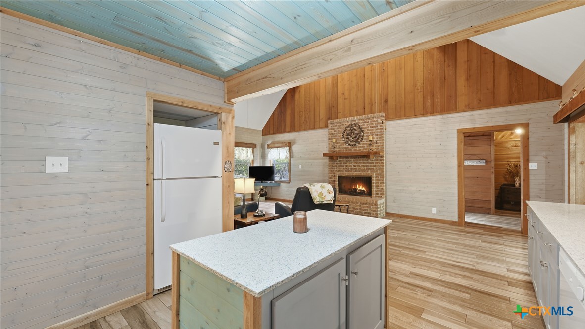 3781 Ridgeway Drive San Antonio, TX 78259 - Photo 34 of 44 a kitchen with a sink a refrigerator and a stove