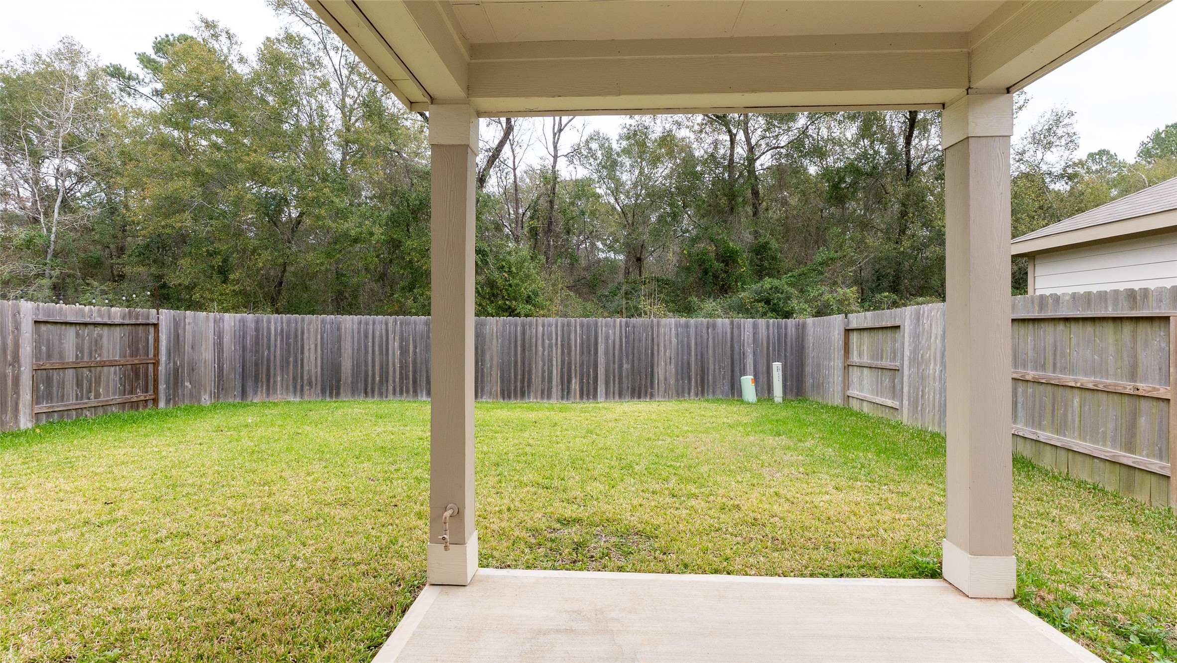 27646 Mesabe Drive Magnolia, TX 77354 - Photo 22 of 24 a view of backyard with green space