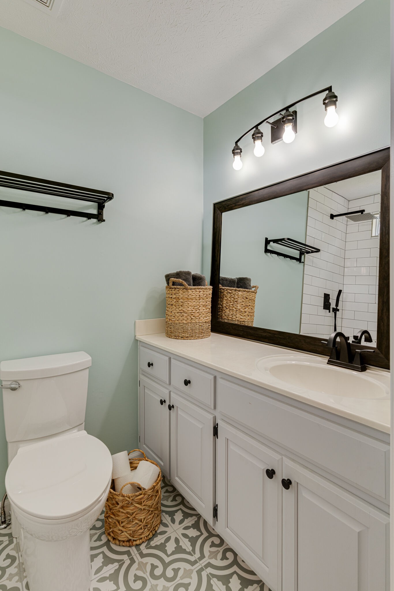 220 Old Martin Chapel Road Portland, TN 37148 - Photo 16 of 31 a bathroom with a sink a toilet and mirror