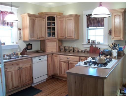 132 Rices Landing Road Rices Landing, PA 15357 - Photo 4 of 11 Kitchen. SOLID HICKORY CABINETS , HARDWOOD FLOORING, NEWER APPLIANCES