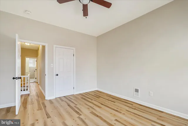 wooden floor in an empty room