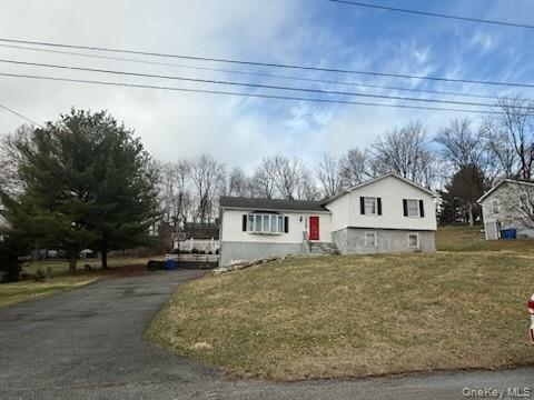 10 Pleasant Street Florida, NY 10921 - Photo 2 of 3 Split level home featuring driveway and a front lawn