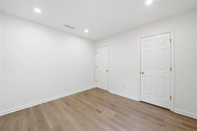 a view of an empty room