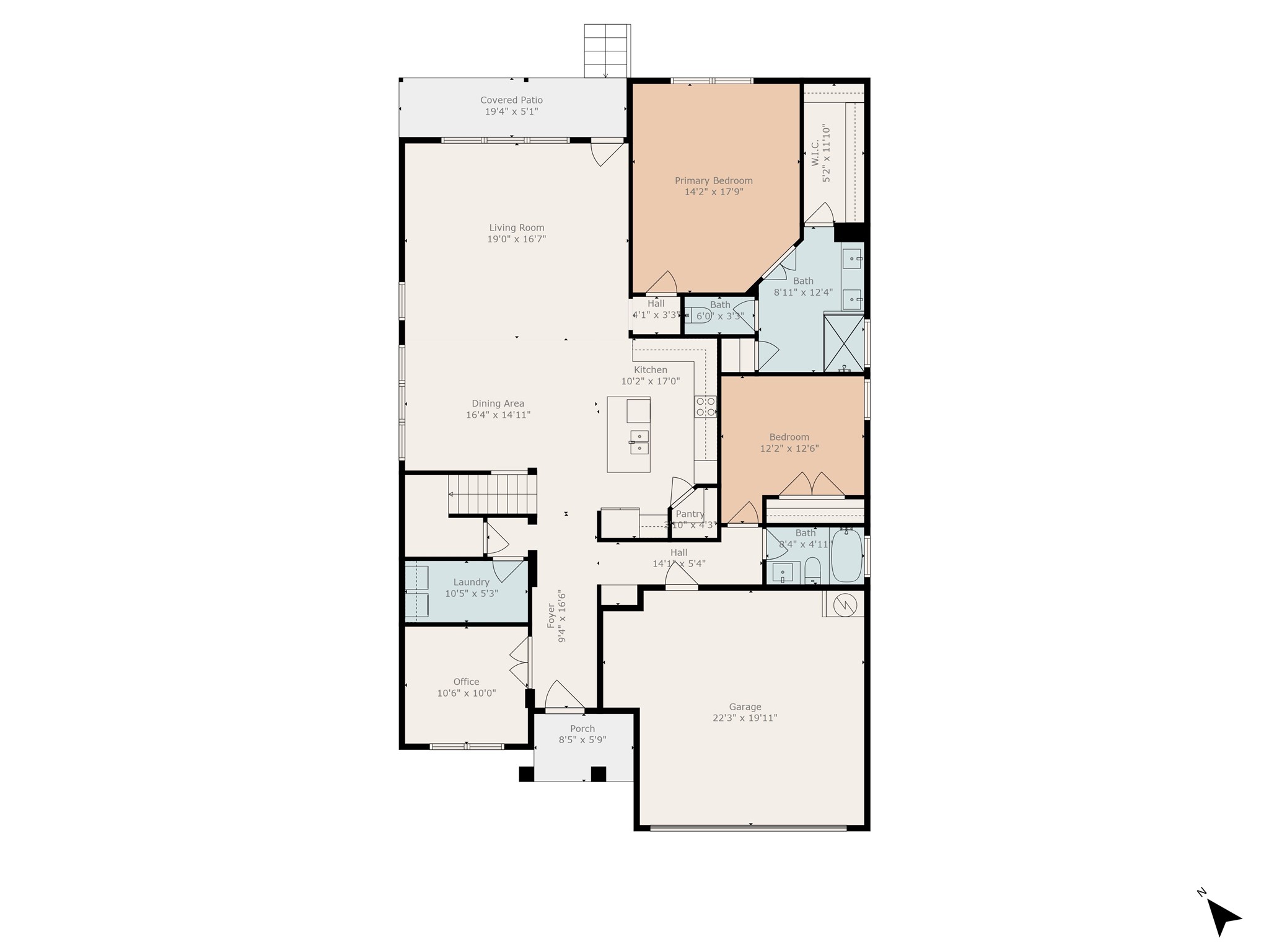 211 Brookside Street Hutto, TX 78634 - Photo 39 of 40 View of home floor plan