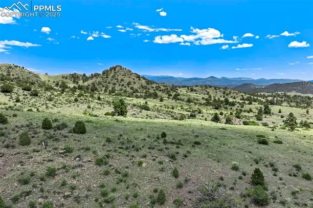a view of a city with sunset view