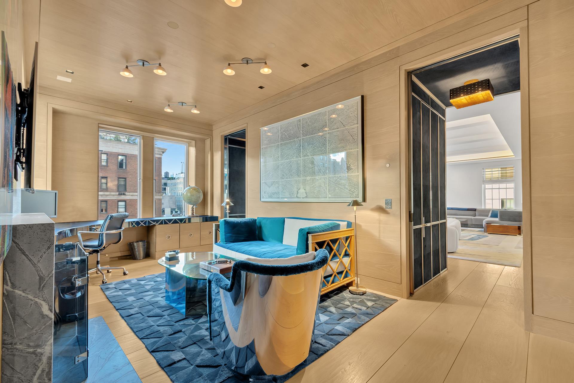 730 Park Avenue, Unit 10C/11C Manhattan, NY 10021 - Photo 9 of 27 a view of a living room and a couch