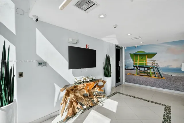 a view of balcony and yard