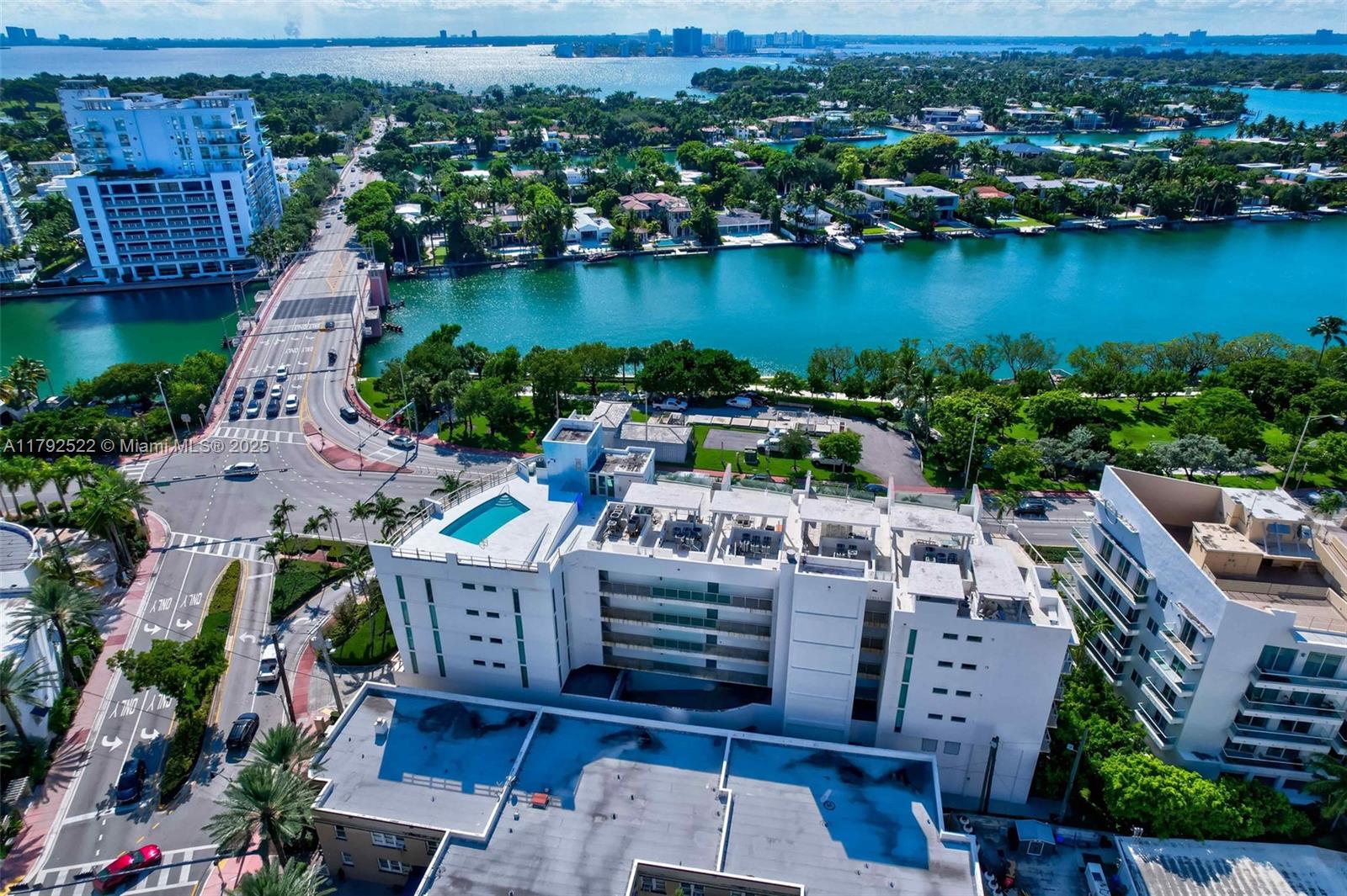 6305 Indian Creek Drive, Unit 3F Miami Beach, FL 33141 - Photo 4 of 60 an aerial view of a house with outdoor space and lake view