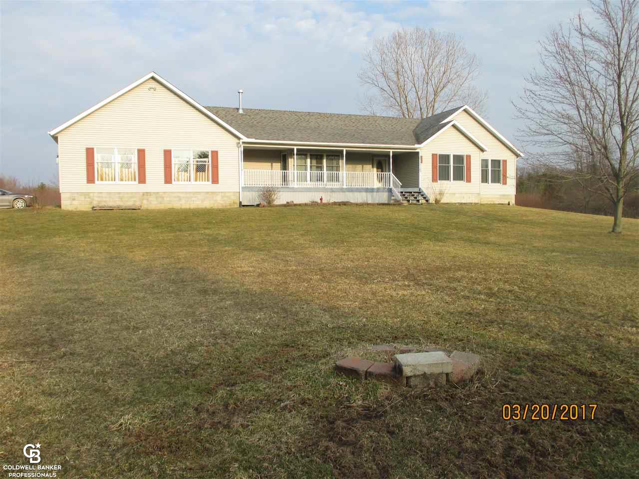 5154 Burton Road Capac, MI 48014 - Photo 1 of 7 This is a view of the front of the home.