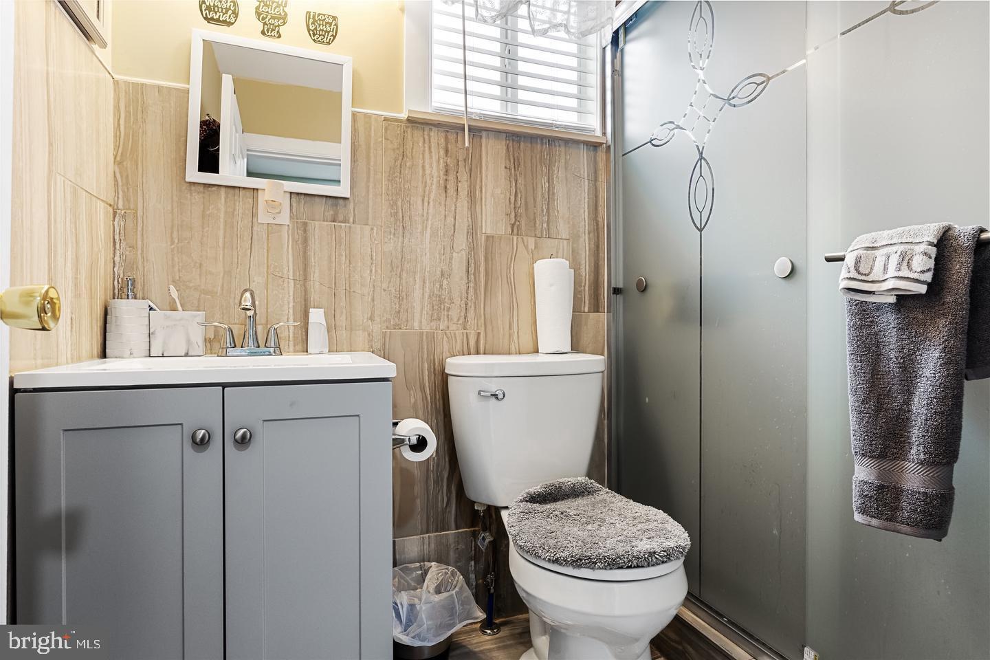 46 Terrace Avenue Pine Hill, NJ 08021 - Photo 11 of 15 Modern second floor bathroom with sleek finishes.