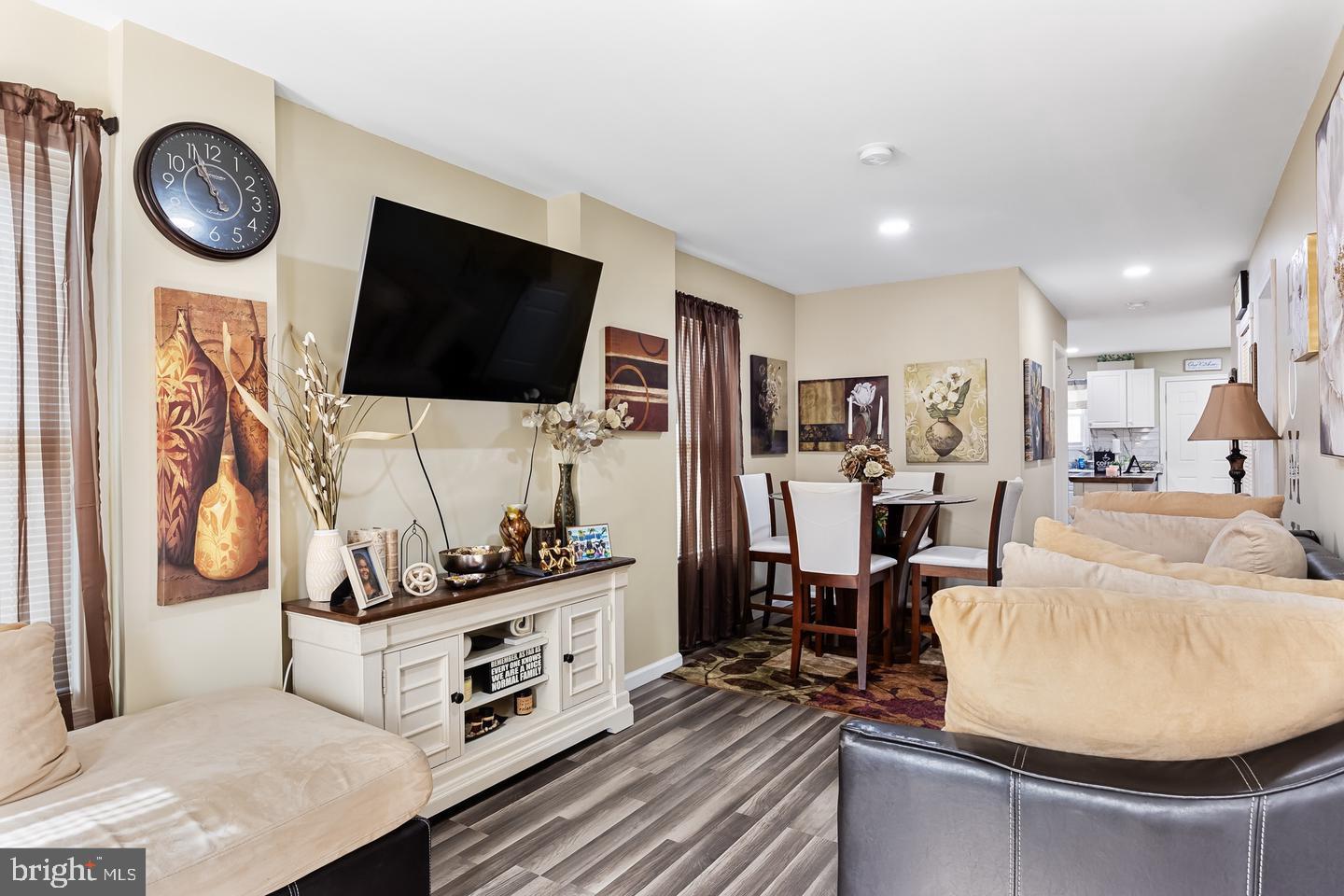 46 Terrace Avenue Pine Hill, NJ 08021 - Photo 2 of 15 a living room with furniture and a flat screen tv