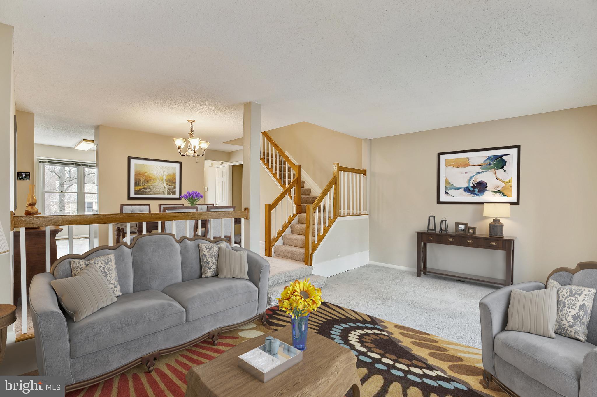 1404 Newport Spring Court Reston, VA 20194 - Photo 13 of 70 ***Virtually Staged Living Room***