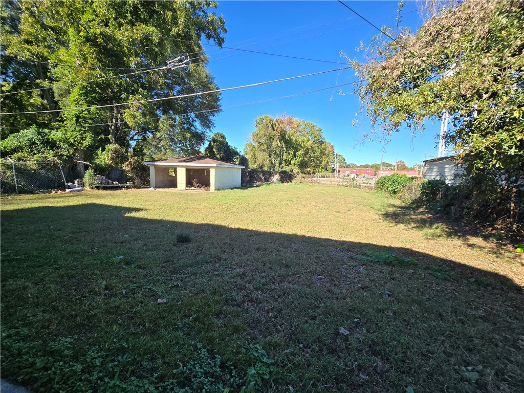 3016 South Main Street Anderson, SC 29624 - Photo 11 of 13 Backyard Detached garage