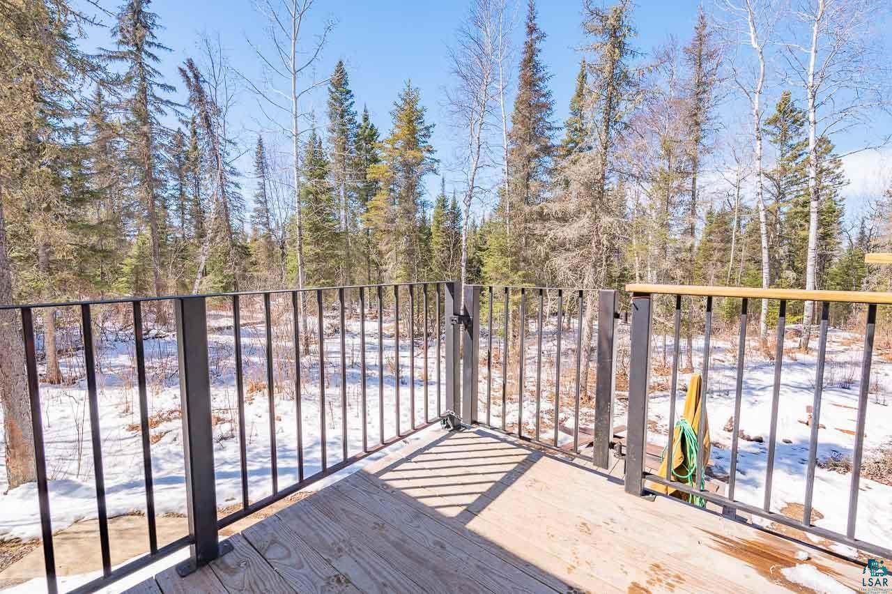 7579 Thumbnail Drive Embarrass, MN 55732 - Photo 16 of 21 View of snow covered deck