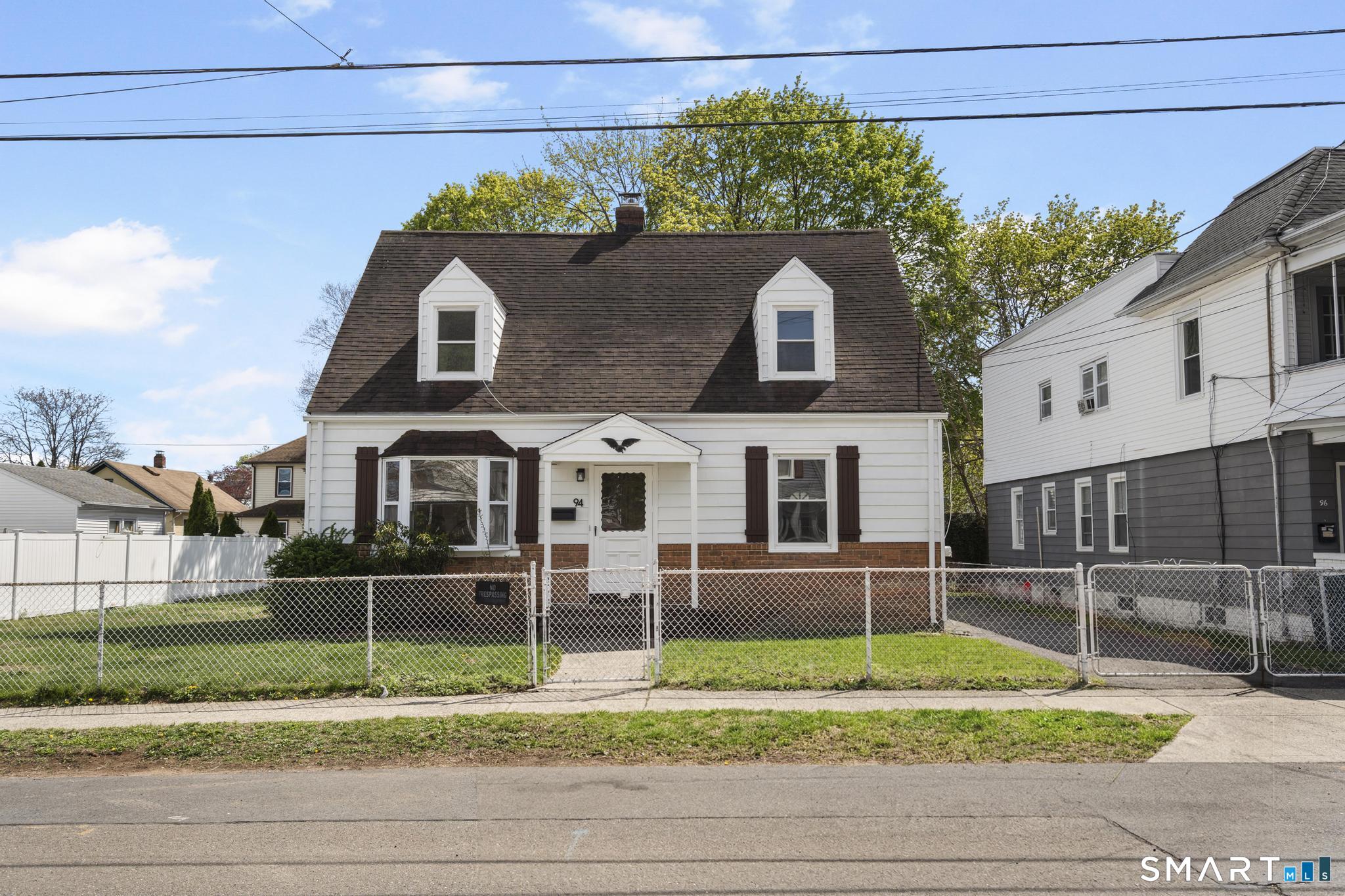 front view of a house with a porch