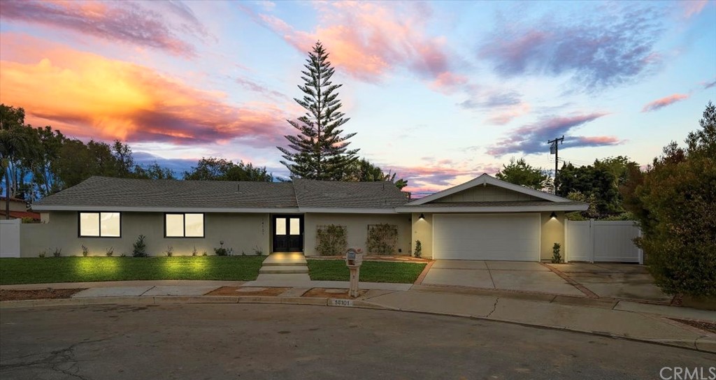front view of house with a yard